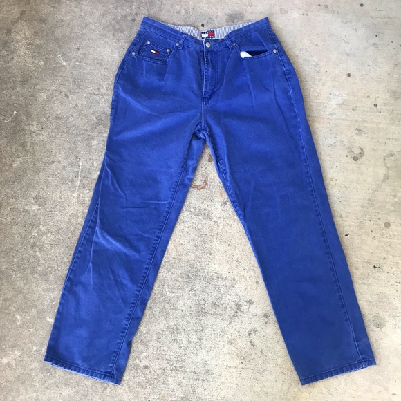 ❌SOLD❌Vintage Tommy Hilfiger Blue Tommy Jeans - Picture 3 of 6